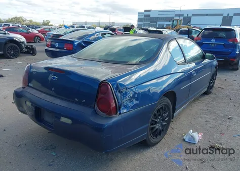 2004 Chevrolet Monte Carlo Ls из США, поврежденный, VIN 2G1WW12E449354924